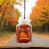 imageYankee Candle Car Air Fresheners Hanging Car Jar Ultimate 3Pack Neutralizes Odors Up To 30 Days Includes 1 Leather 1 Midsummers Night and 1 New ScentLeather