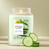 imageYankee Candle Large Jar Scented Candle with up to 150 Hour Burn Time Premium Plant Wax Blend for Consistent Burn 22 oz Jar Candle with Room Filling Fragrance Sage ampamp CitrusCucumber Mint Cooler