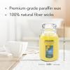 imageYankee Candle Large Jar Scented Candle with up to 150 Hour Burn Time Premium Plant Wax Blend for Consistent Burn 22 oz Jar Candle with Room Filling Fragrance Sage ampamp CitrusSicilian Lemon