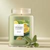 imageYankee Candle Large Jar Scented Candle with up to 150 Hour Burn Time Premium Plant Wax Blend for Consistent Burn 22 oz Jar Candle with Room Filling Fragrance Sage ampamp CitrusSage  Citrus