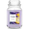 imageYankee Candle Large Jar Scented Candle with up to 150 Hour Burn Time Premium Plant Wax Blend for Consistent Burn 22 oz Jar Candle with Room Filling Fragrance Sage ampamp CitrusLemon Lavender