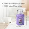 imageYankee Candle Lilac Blossoms Scented Classic 22oz Large Jar Single Wick Candle Over 110 Hours of Burn Time Perfect for Gifting Gatherings and Seasonal DecorationsLilac Blossoms
