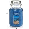 imageYankee Candle Mediterranean Breeze Scented Classic 22oz Large Jar Single Wick Candle Over 110 Hours of Burn Time ParaffinGrade WaxTurquoise Sky