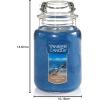 imageYankee Candle Mediterranean Breeze Scented Classic 22oz Large Jar Single Wick Candle Over 110 Hours of Burn Time ParaffinGrade WaxTurquoise Sky