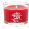 imageYankee Candle Signature Votive Mini Candle Jar Coconut Beach Scent Natural Soy Wax Blend Candle with Natural Fiber Wick 13 OZ Glass Jar Pack of 4Red Apple Wreath