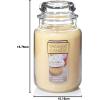 imageYankee Candle Vanilla Cupcake Scented Classic 22oz Large Jar Single Wick Candle Over 110 Hours of Burn Time Ideal for Creating Relaxing Ambience ampamp Holiday GiftingVanilla Cupcake