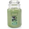 imageYankee Candle Meadow Showers Scented Classic 22oz Large Jar Single Wick Candle Over 110 Hours of Burn Time Green
