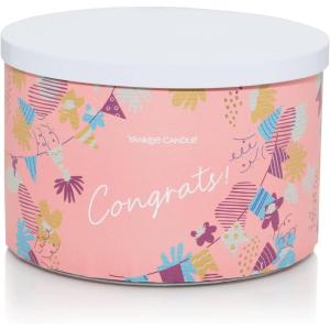 imageYankee Candle 3Wick Candle White Strawberry Bellini 18oz GraduationCelebrationEngagement Gifts for her