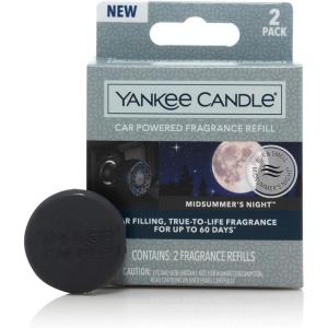 imageYankee Candle Car Air Fresheners Clean Cotton Scented Car Powered 12Volt Frangrance Diffuser 60 Days of FrangranceMidSummers Night