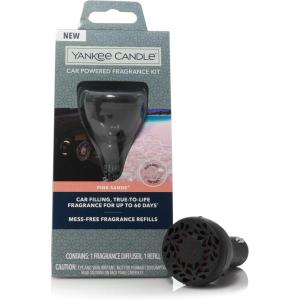 imageYankee Candle Car Air Fresheners Clean Cotton Scented Car Powered 12Volt Frangrance Diffuser 60 Days of FrangrancePink Sands