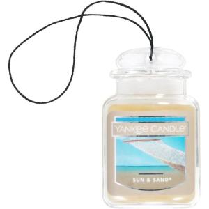imageYankee Candle Car Air Fresheners Hanging Car Jar Ultimate Sun ampamp Sand Scented Neutralizes Odors Up To 30 Days