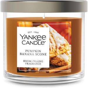 imageYankee Candle Kitchen Spice Scented Signature 20oz Large Jar 2Wick Candle Over 60 Hours of Burn TimePumpkin Banana Scone
