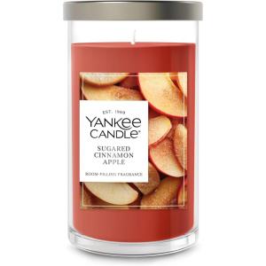 imageYankee Candle Kitchen Spice Scented Signature 20oz Large Jar 2Wick Candle Over 60 Hours of Burn TimeSugared Cinnamon Apple