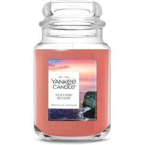 imageYankee Candle Lilac Blossoms Scented Classic 22oz Large Jar Single Wick Candle Over 110 Hours of Burn Time Perfect for Gifting Gatherings and Seasonal DecorationsCliffside Sunrise