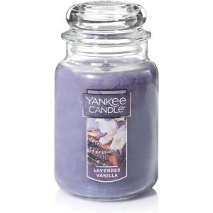 imageYankee Candle Lilac Blossoms Scented Classic 22oz Large Jar Single Wick Candle Over 110 Hours of Burn Time Perfect for Gifting Gatherings and Seasonal DecorationsLavender Vanilla