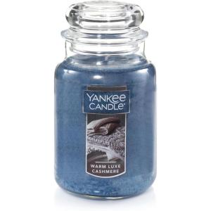 imageYankee Candle Lilac Blossoms Scented Classic 22oz Large Jar Single Wick Candle Over 110 Hours of Burn Time Perfect for Gifting Gatherings and Seasonal DecorationsWarm Luxe Cashmere