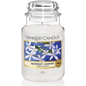 imageYankee Candle Lilac Blossoms Scented Classic 22oz Large Jar Single Wick Candle Over 110 Hours of Burn Time Perfect for Gifting Gatherings and Seasonal DecorationsMidnight Jasmine