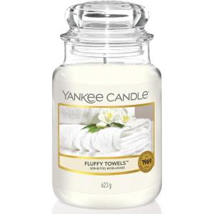 imageYankee Candle Ocean Star Scented Classic 22oz Large Jar Single Wick Candle Over 110 Hours of Burn TimeFluffy Towels