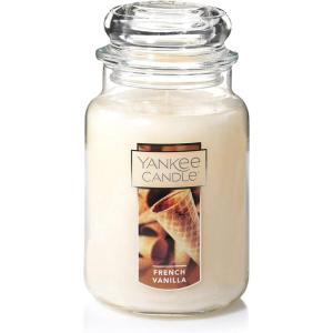 imageYankee Candle Vanilla Cupcake Scented Classic 22oz Large Jar Single Wick Candle Over 110 Hours of Burn Time Ideal for Creating Relaxing Ambience ampamp Holiday GiftingFrench Vanilla