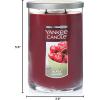 imageYankee Candle Macintosh Scented Signature 20oz Large Jar 2Wick Candle Over 60 Hours of Burn TimeBlack Cherry