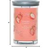 imageYankee Candle Macintosh Scented Signature 20oz Large Jar 2Wick Candle Over 60 Hours of Burn TimeWhite Strawberry Bellini