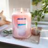 imageYankee Candle Pink Sands Scented Classic 22oz Large Jar Single Wick Candle Over 110 Hours of Burn Time Perfect for Creating Relaxing AtmospherePink Sands