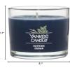 imageYankee Candle Signature Votive Mini Candle Jar Autumn Daydream Scent Natural Soy Wax Blend Candle with Natural Fiber Wick 13 OZ Glass Jar Pack of 4Bayside Cedar