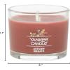 imageYankee Candle Signature Votive Mini Candle Jar Autumn Wreath Scent Natural Soy Wax Blend Candle with Natural Fiber Wick 13 OZ Glass Jar Pack of 4Autumn Wreath