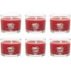 imageYankee Candle Signature Votive Mini Candle Jar Autumn Wreath Scent Natural Soy Wax Blend Candle with Natural Fiber Wick 13 OZ Glass Jar Pack of 4Holiday Zest