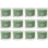 imageYankee Candle Signature Votive Mini Candle Jar Balsam ampamp Cedar Scent Natural Soy Wax Blend Candle with Natural Fiber Wick 13 OZ Glass Jar Pack of 6Shimmering Christmas Tree