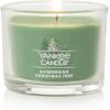 imageYankee Candle Signature Votive Mini Candle Jar Balsam ampamp Cedar Scent Natural Soy Wax Blend Candle with Natural Fiber Wick 13 OZ Glass Jar Pack of 6Shimmering Christmas Tree