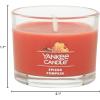 imageYankee Candle Signature Votive Mini Candle Jar Pumpkin Banana Scone Scent Natural Soy Wax Blend Candle with Natural Fiber Wick 13 OZ Glass Jar Pack of 12Spiced Pumpkin