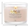 imageYankee Candle Signature Votive Mini Candle Jar Pumpkin Banana Scone Scent Natural Soy Wax Blend Candle with Natural Fiber Wick 13 OZ Glass Jar Pack of 12Vanilla Crme Brulee