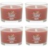 imageYankee Candle Signature Votive Mini Candle Jar Autumn Wreath Scent Natural Soy Wax Blend Candle with Natural Fiber Wick 13 OZ Glass Jar Pack of 4Autumn Wreath