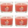 imageYankee Candle Signature Votive Mini Candle Jar Pumpkin Banana Scone Scent Natural Soy Wax Blend Candle with Natural Fiber Wick 13 OZ Glass Jar Pack of 12Spiced Pumpkin