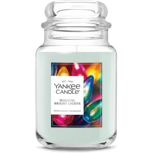 imageYankee Candle Balsam ampamp Cedar Scented Classic 22oz Large Jar Single Wick Candle Over 110 Hours of Burn Time Ideal Holiday GiftMagical Bright Lights