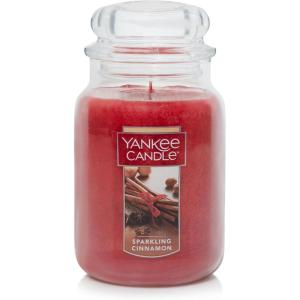 imageYankee Candle Balsam ampamp Cedar Scented Classic 22oz Large Jar Single Wick Candle Over 110 Hours of Burn Time Ideal Holiday GiftSparkling Cinnamon