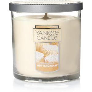 imageYankee Candle Buttercream Scented Classic 22oz Large Jar Single Wick Candle Over 110 Hours of Burn TimeButtercream