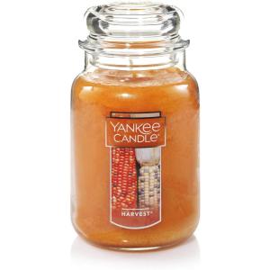 imageYankee Candle Kitchen Spice Scented Classic 22oz Large Jar Single Wick Over 110 Hours of Burn Time Ideal for Home Celebrations GiftingHarvest