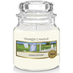 imageYankee Candle Large Jar Scented Candle Clean Cotton Up to 150 Hours Burn TimeClean Cotton