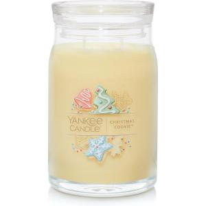 imageYankee Candle Large Tumbler Scented Candle with up to 80 Hour Burn Time Premium Plant Wax Blend for Consistent Burn 20 oz Tumbler Candle with Room Filling Fragrance Vanilla Crme BrleChristmas Cookie