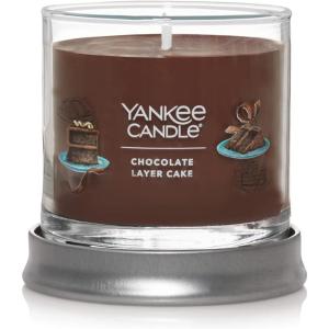 imageYankee Candle Large Tumbler Scented Candle with up to 80 Hour Burn Time Premium Plant Wax Blend for Consistent Burn 20 oz Tumbler Candle with Room Filling Fragrance Vanilla Crme BrleChocolate Layer Cake