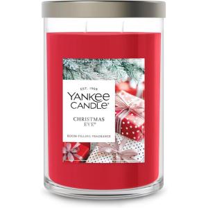 imageYankee Candle Large Tumbler Scented Candle with up to 80 Hour Burn Time Premium Plant Wax Blend for Consistent Burn 20 oz Tumbler Candle with Room Filling Fragrance Vanilla Crme BrleChristmas Eve