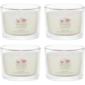 imageYankee Candle Mini Jar 13 Ounce Pack of 6 Pink SandsSakura Blossom Festival