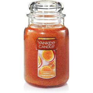 imageYankee Candle Pink Sands Scented Classic 22oz Large Jar Single Wick Candle Over 110 Hours of Burn Time Perfect for Creating Relaxing AtmosphereHoney Clementine