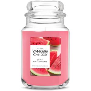 imageYankee Candle Pink Sands Scented Classic 22oz Large Jar Single Wick Candle Over 110 Hours of Burn Time Perfect for Creating Relaxing AtmosphereJuicy Watermelon