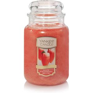imageYankee Candle Pink Sands Scented Classic 22oz Large Jar Single Wick Candle Over 110 Hours of Burn Time Perfect for Creating Relaxing AtmosphereWhite Strawberry Bellini