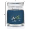 imageYankee Candle MidSummers Night Scented Signature 13oz Medium Jar 2Wick Candle Over 35 Hours of Burn TimeBayside Cedar