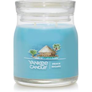 imageYankee Candle MidSummers Night Scented Signature 13oz Medium Jar 2Wick Candle Over 35 Hours of Burn TimeBeach Escape
