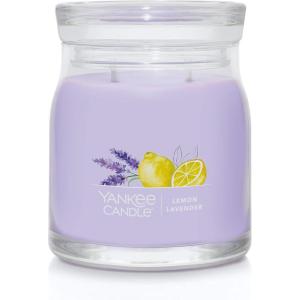 imageYankee Candle MidSummers Night Scented Signature 13oz Medium Jar 2Wick Candle Over 35 Hours of Burn TimeLemon Lavender